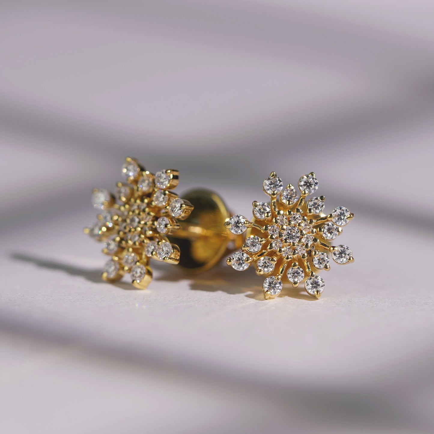 0.408 TCW Round Lab-Grown Diamond Stud Earrings