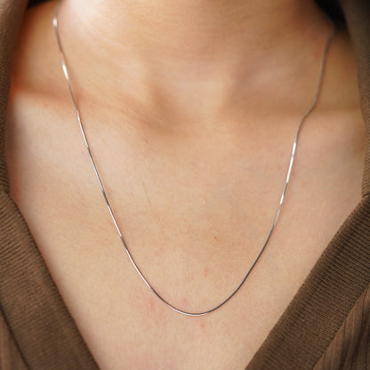 Sterling Silver Chain Necklace