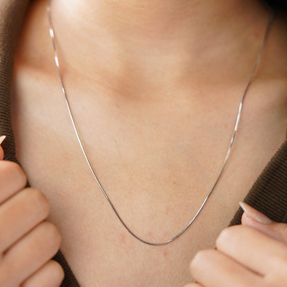 Sterling Silver Chain Necklace