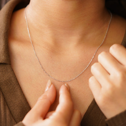 Sterling Silver Chain Necklace