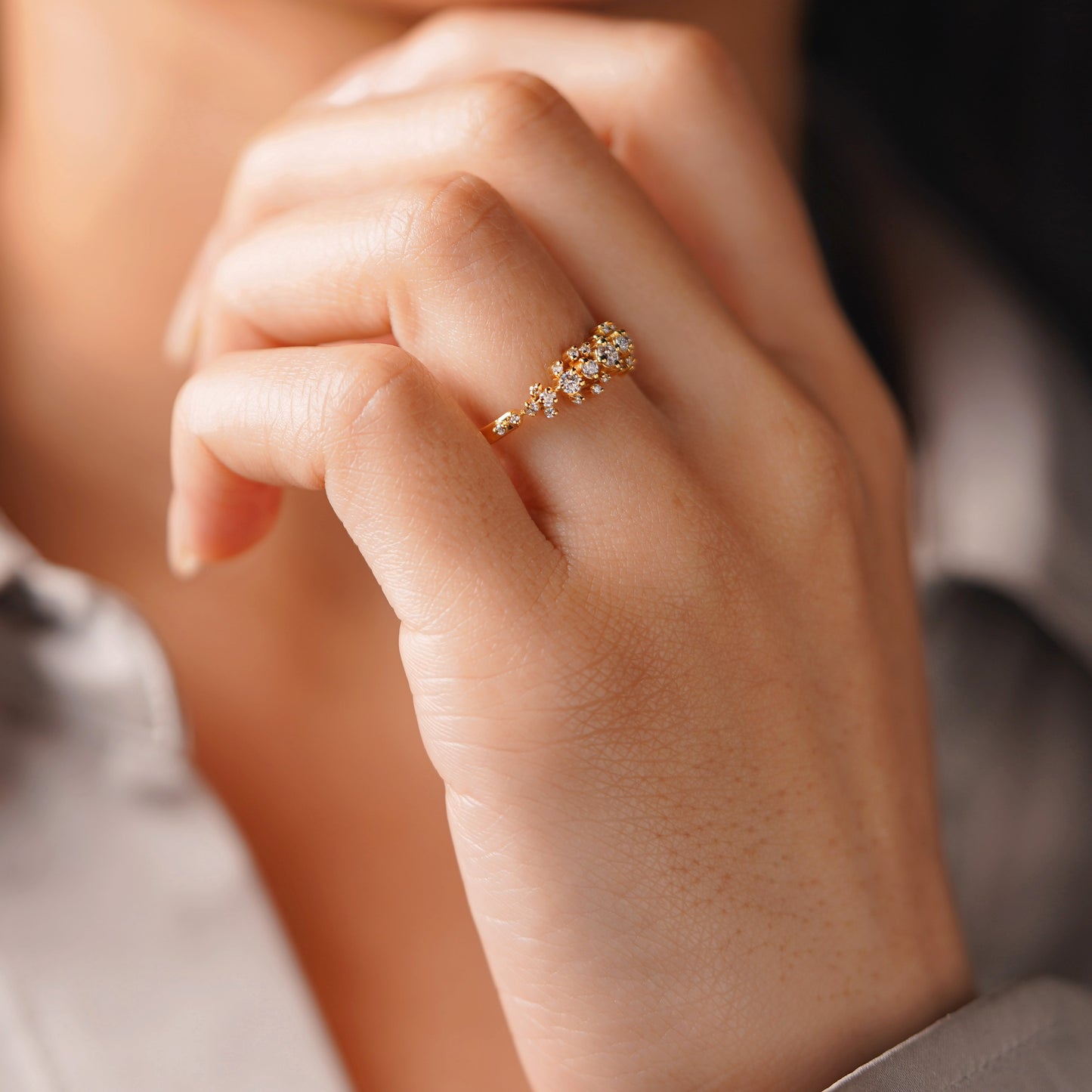 0.278 TCW Round Lab-Grown Diamond Multi Stone Wedding Band