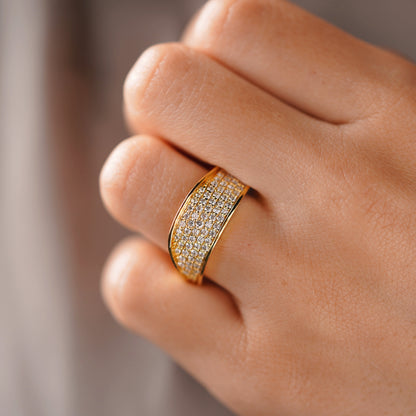 0.953 TCW Round Lab-Grown Diamond Multi Stone Wedding Band