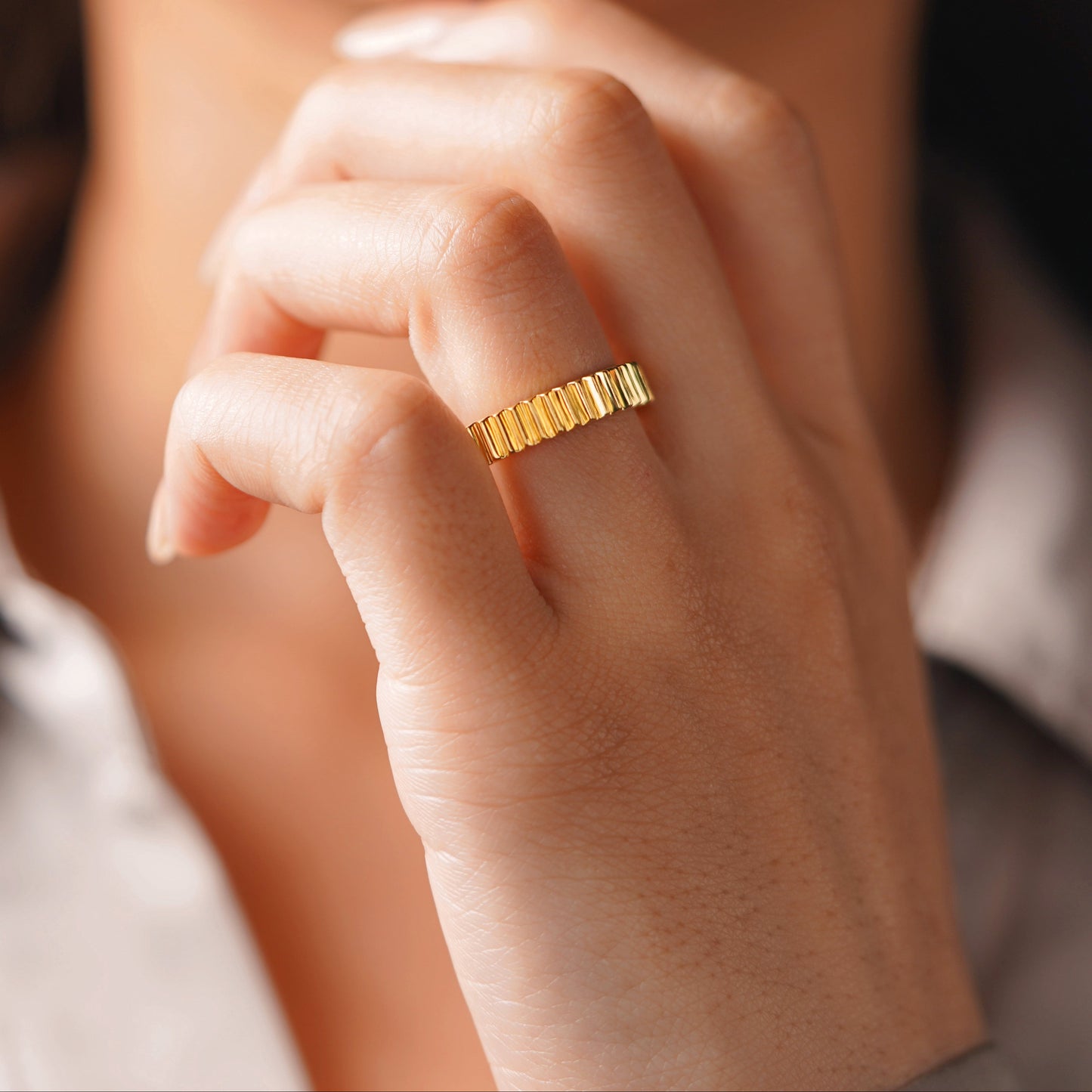 Textured Wedding Band
