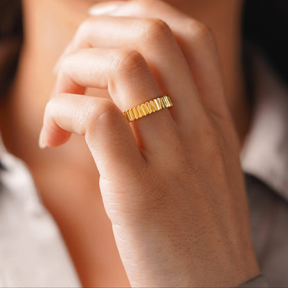 Textured Wedding Band