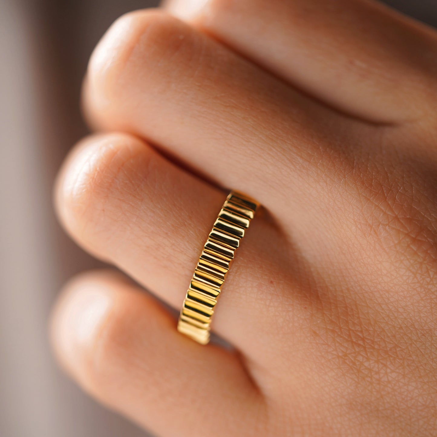 Textured Wedding Band