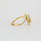 1.37 TCW Pear Cut Toi Et Moi Lab-Grown Diamond Engagement Ring