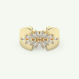 0.50 TCW Marquise Cut Lab-Grown Diamond Wedding Band 1