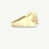 0.50 TCW Marquise Cut Lab-Grown Diamond Wedding Band