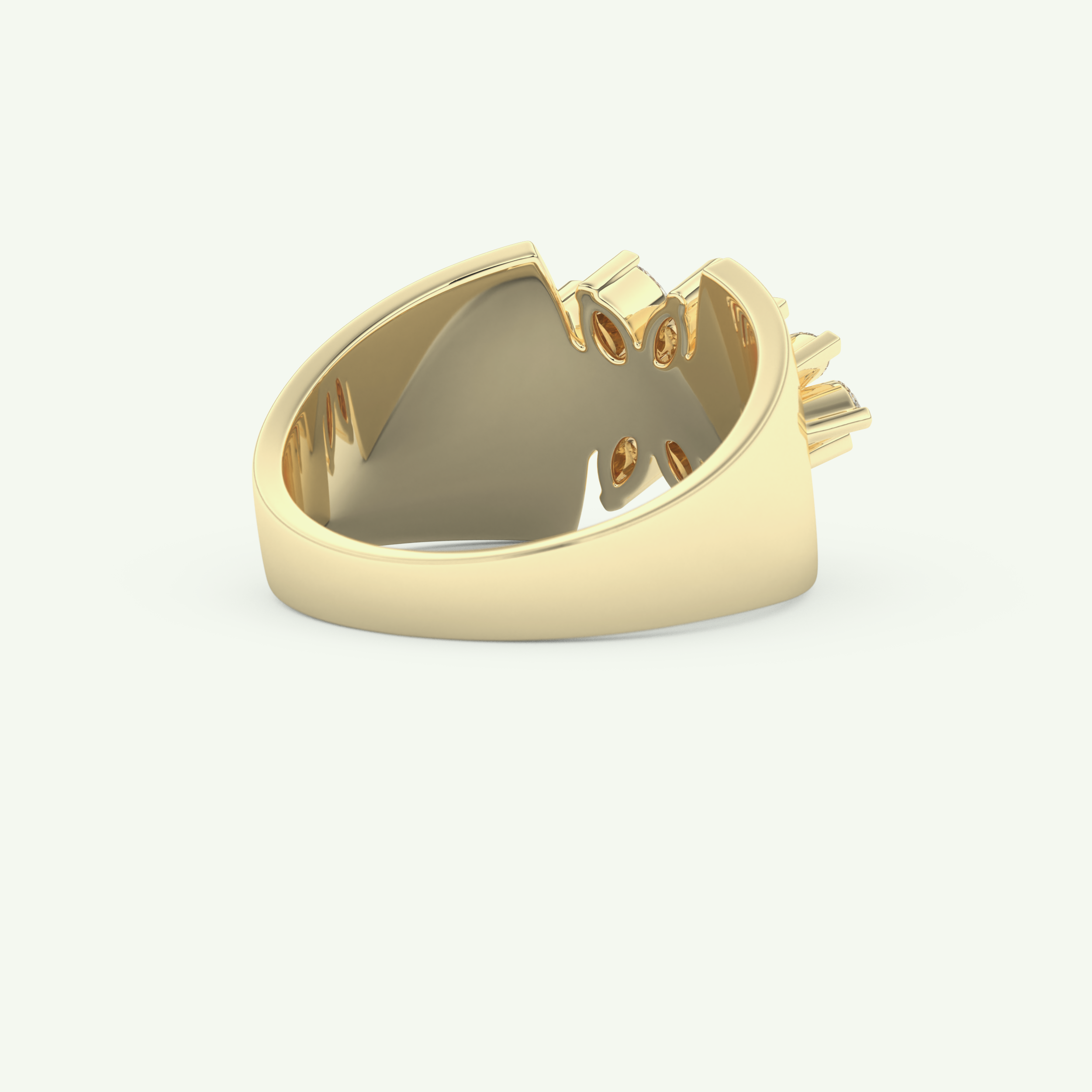 0.50 TCW Marquise Cut Lab-Grown Diamond Wedding Band 3
