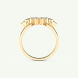 0.50 TCW Marquise Cut Lab-Grown Diamond Wedding Band