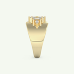 0.50 TCW Marquise Cut Lab-Grown Diamond Wedding Band 6