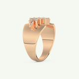 0.50 TCW Marquise Cut Lab-Grown Diamond Wedding Band 10