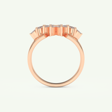 0.50 TCW Marquise Cut Lab-Grown Diamond Wedding Band