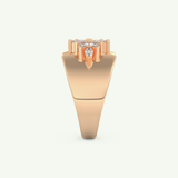 0.50 TCW Marquise Cut Lab-Grown Diamond Wedding Band 12