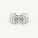 0.50 TCW Marquise Cut Lab-Grown Diamond Wedding Band 13