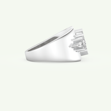 0.50 TCW Marquise Cut Lab-Grown Diamond Wedding Band