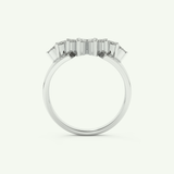 0.50 TCW Marquise Cut Lab-Grown Diamond Wedding Band 17