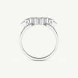 0.50 TCW Marquise Cut Lab-Grown Diamond Wedding Band