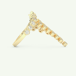 0.34 TCW Round Cut Lab-Grown Diamond Wedding Band 2