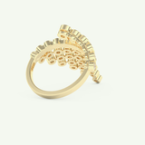 0.34 TCW Round Cut Lab-Grown Diamond Wedding Band 3