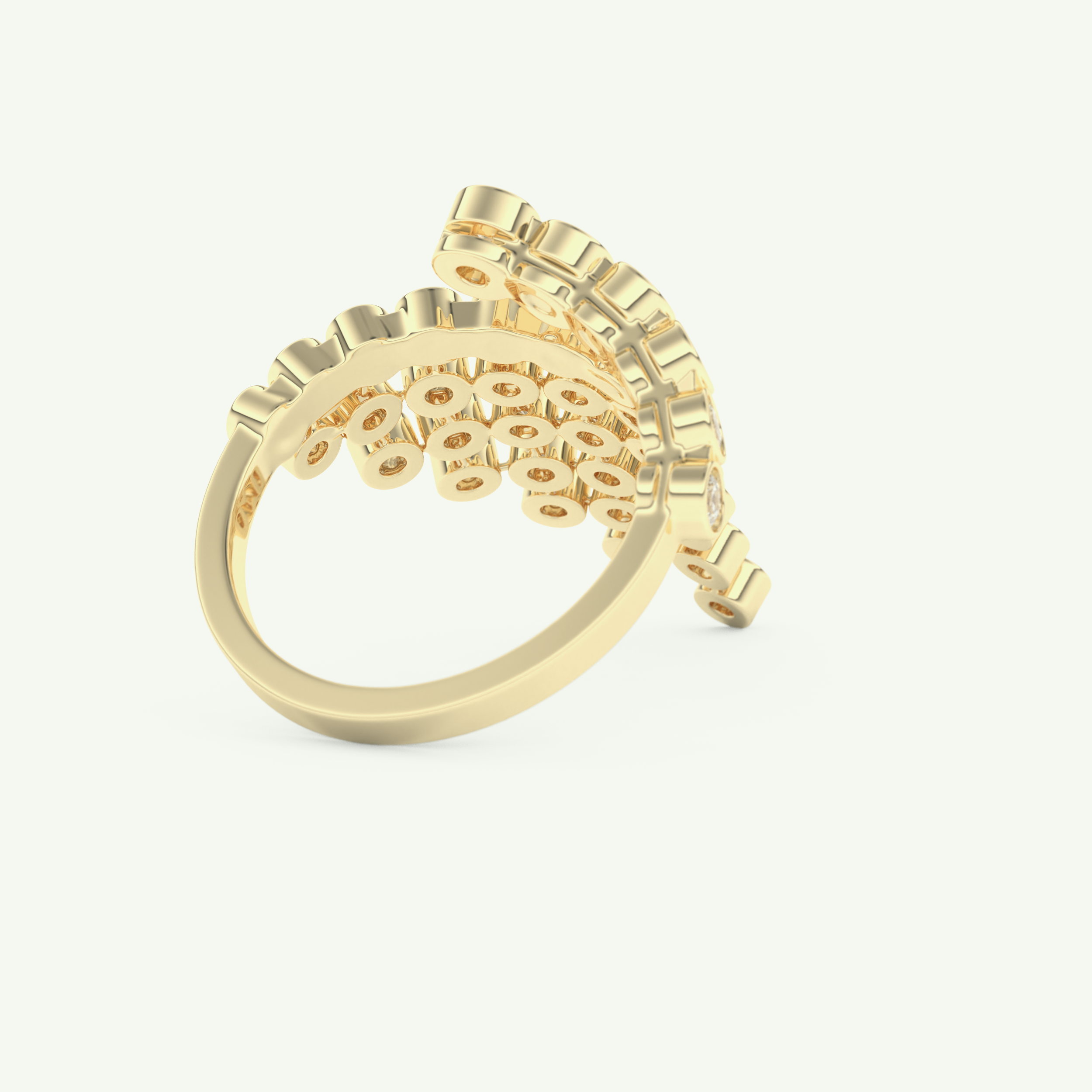 0.34 TCW Round Cut Lab-Grown Diamond Wedding Band 3