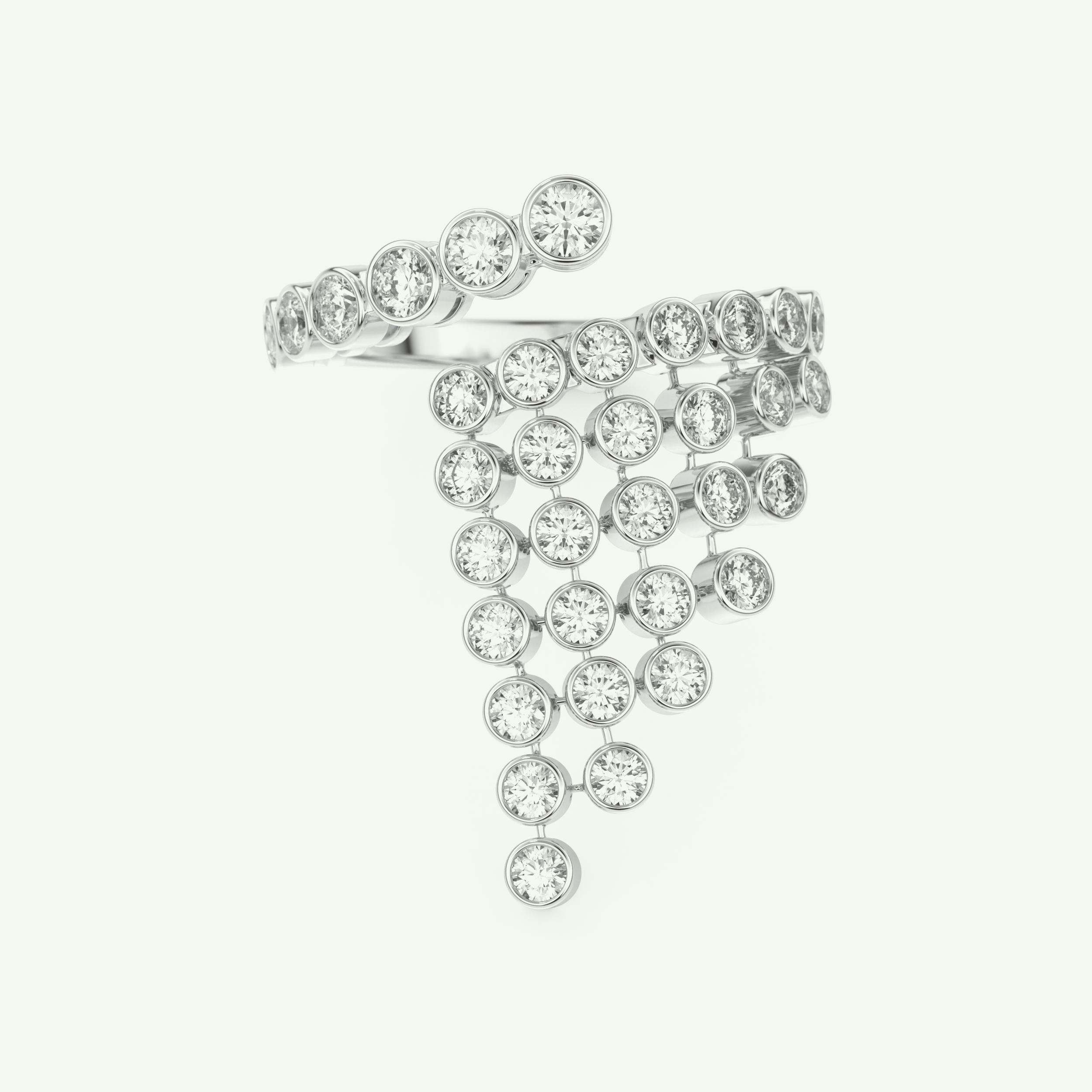 0.34 TCW Round Cut Lab-Grown Diamond Wedding Band 13