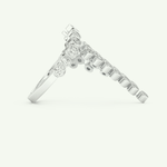0.34 TCW Round Cut Lab-Grown Diamond Wedding Band 14
