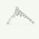 0.34 TCW Round Cut Lab-Grown Diamond Wedding Band 14