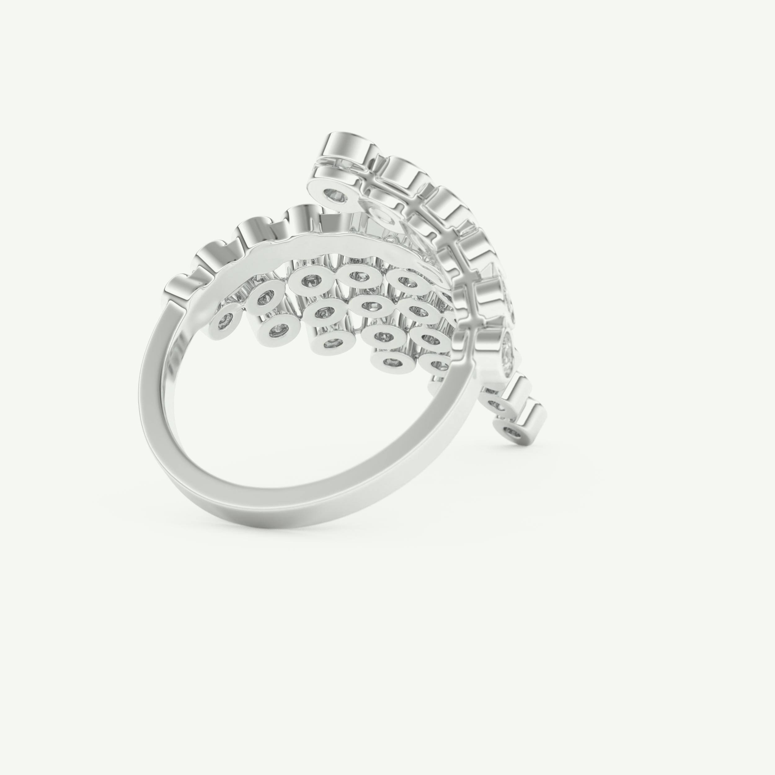 0.34 TCW Round Cut Lab-Grown Diamond Wedding Band 15
