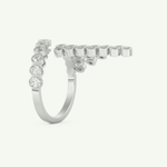 0.34 TCW Round Cut Lab-Grown Diamond Wedding Band 16