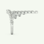 0.34 TCW Round Cut Lab-Grown Diamond Wedding Band 18