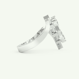 0.26 CT Emerald Cut Lab-Grown Diamond Engagement Ring 14