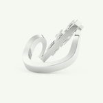 0.26 CT Emerald Cut Lab-Grown Diamond Engagement Ring 15