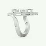 0.26 CT Emerald Cut Lab-Grown Diamond Engagement Ring 16