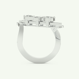 0.26 CT Emerald Cut Lab-Grown Diamond Engagement Ring 17