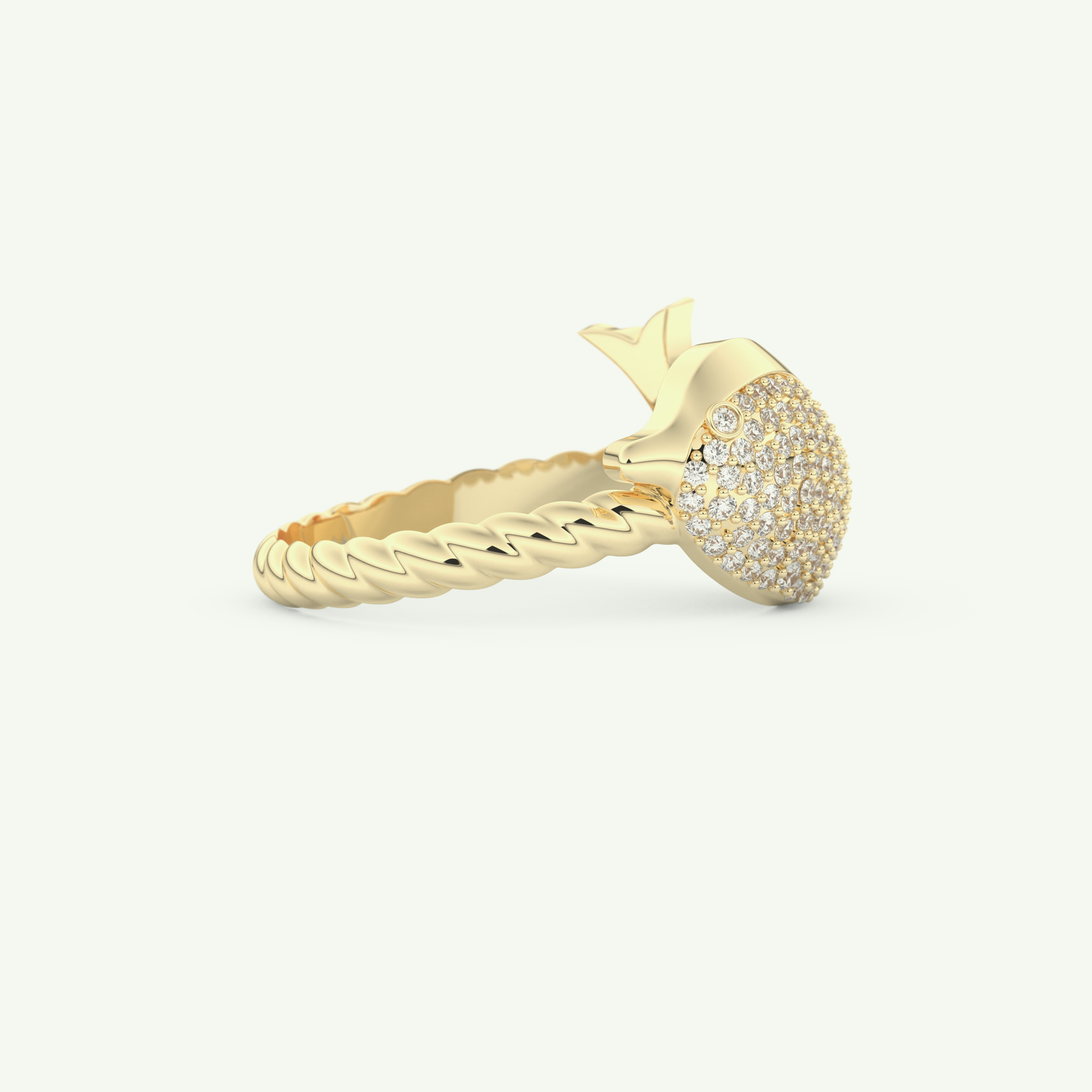 0.305 CT Round Cut Lab-Grown Diamond Wedding Band 2