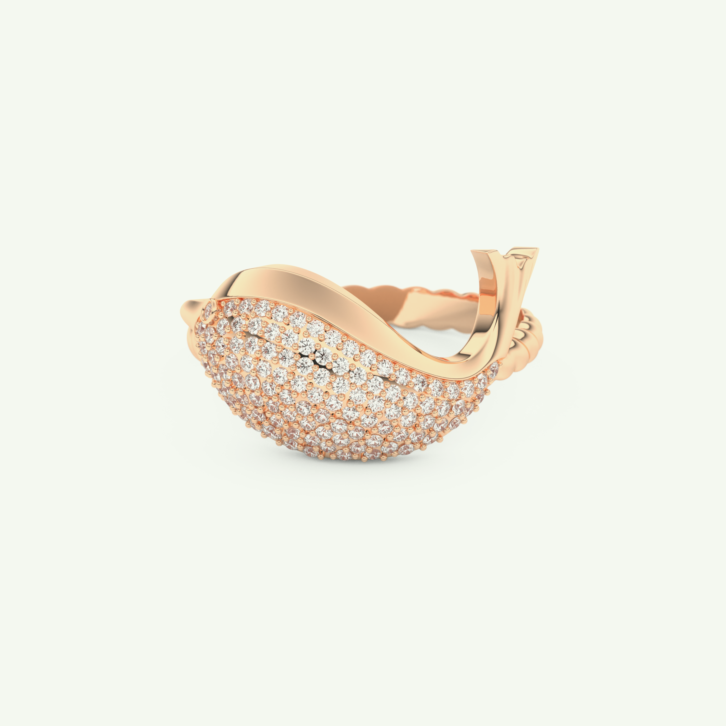 0.305 CT Round Cut Lab-Grown Diamond Wedding Band 7