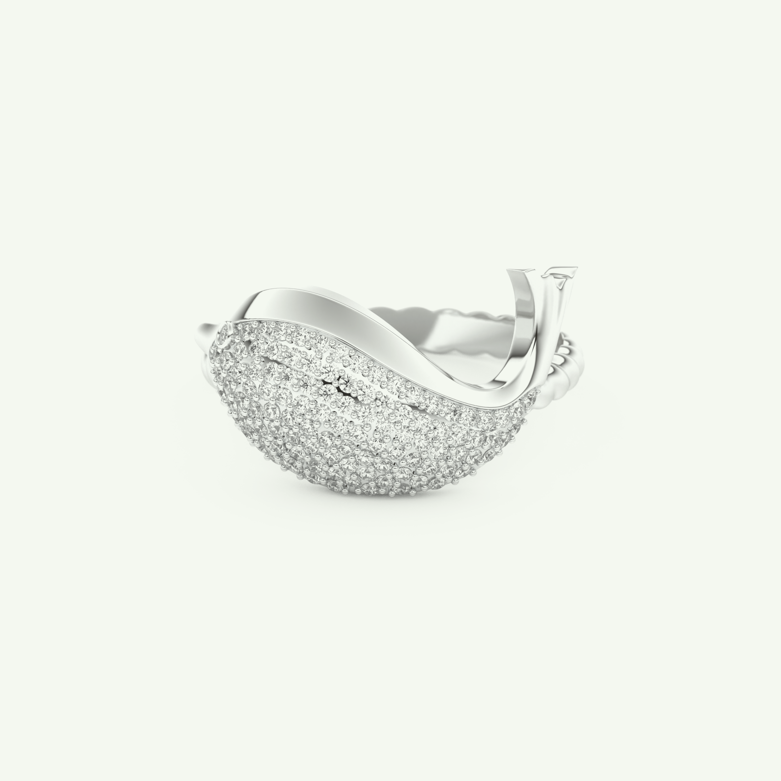 0.305 CT Round Cut Lab-Grown Diamond Wedding Band 13