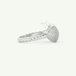 0.305 CT Round Cut Lab-Grown Diamond Wedding Band 14