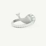 0.305 CT Round Cut Lab-Grown Diamond Wedding Band 15