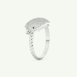 0.305 CT Round Cut Lab-Grown Diamond Wedding Band 16
