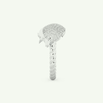 0.305 CT Round Cut Lab-Grown Diamond Wedding Band 18