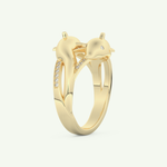 0.11 CT Round Cut Lab-Grown Diamond Wedding Band 4