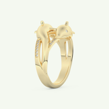 0.11 CT Round Cut Lab-Grown Diamond Wedding Band 4