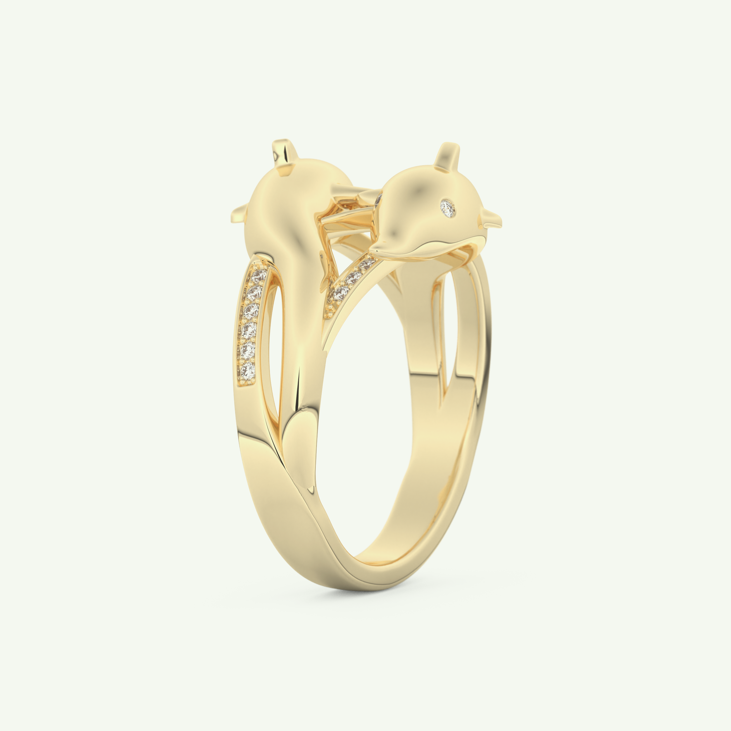 0.11 CT Round Cut Lab-Grown Diamond Wedding Band 4