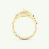 0.11 CT Round Cut Lab-Grown Diamond Wedding Band 5