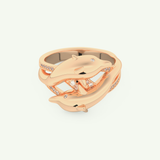 0.11 CT Round Cut Lab-Grown Diamond Wedding Band 7