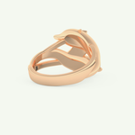 0.11 CT Round Cut Lab-Grown Diamond Wedding Band 9