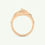 0.11 CT Round Cut Lab-Grown Diamond Wedding Band 11