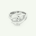 0.11 CT Round Cut Lab-Grown Diamond Wedding Band 13